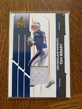 tom brady game worn jersey card