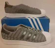 new in box ADIDAS ORIGINALS SUPERSTAR ONYX gray XENO mens u.s. 11