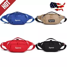 Supr-eme Fanny Pack SS18 Black / Blue / Red / Beige Fanny Pack New With Tag Free