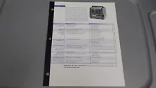 Yamaha EF1000 Heavy Duty Generator Dealers Sales Features Function Sheet