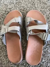 Chaco Men's Chillos Slide Sandals Moon Rock Size 11 US for Repair or Upcycle