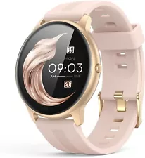 Smartwatch for Women for Android & iOS Phones IP68 Every Function~LG FACE--Pink