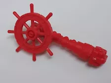 Vtg The Pirates Of Dark Water Wraith STEERING WHEEL pirate ship vehicle red part