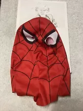 Little Kids Red Spider-Man Fabric Mask Halloween Costume Dress Up Accessory