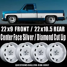 WHEELS RIMS 22 INCH CHEVY C10 YEAR 1973,1974,1975,1976,1977,1978,1979,1980,1981