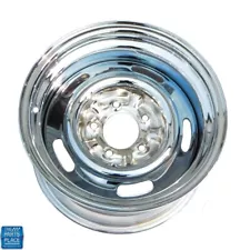 GM 15 x 8 Rally Wheel Chrome - 4.5 Inch Back Spacing EACH New 32 Series