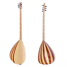 Turkish Long Neck Mahogany And Maple Baglama Saz For Sale CSL-113