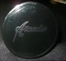 BLACK METAL ARCADE LOGO COFFEE THREADED LID FITS CRYSTAL ARCADE COFFEE GRINDER