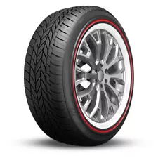 1 Vogue Tyres Custom Built Radial 215/70R15 103H Red/White Sidewall Tires 460AA