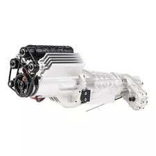 Metal 2-Speed Adjustable Shift Transmission Engine for 1/10 F150 RC Crawler Car