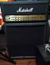 MARSHALL HALF STACK AVT150H AMP & MG412A CABINET W/ PEDAL