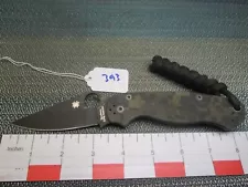 #393 Camo G10 Spyderco Paramilitary 2 CPM-S45VN Compression Lock Knife CO USA