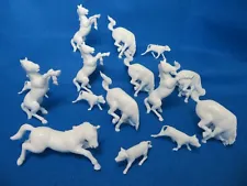 Marx reissue western Bucking Horses & Calves (54MM) 15 in 3 Poses