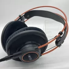 AKG K712 PRO Reference Studio Headphones Open Back Over Ear Wired Black Orange