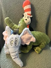 Dr. Seuss Plush Bundle (all 3 listed in photo goes Together)