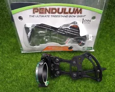 TruGlo #TG701 Pendulum Archery Bow Hunting Sight 1 Pin .019, RH-LH, Black