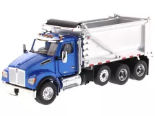 KENWORTH T880S SFFA STAMPEDE DUMP TRUCK BLUE & CHROME 1/50 DIECAST MASTERS 71078