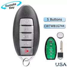 For 2014 2015 2016 2017 Infiniti QX80 Keyless Remote Smart Key Fob CWTWB1G744 (For: 2016 INFINITI QX80)