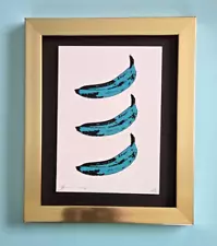 DEATH NYC Signed Original Hand Signed Print Framed LtdEd COA Andy Warhol Banana