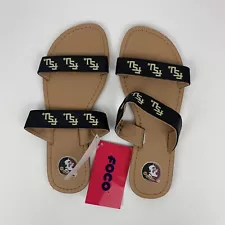 Foco FSU Florida State Seminole Sandals Shoes Size Small Noles Pride