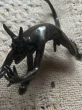 Austrian Erotic Demon Satyr Devil Bronze Brass Statue Mythical Décor demonio