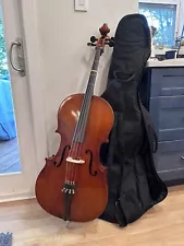 Scherl & Roth 3/4 Cello Stradivarius Design Includes Case & Bow