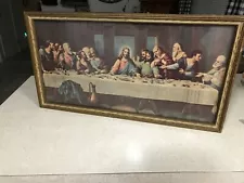 last supper painting vintage