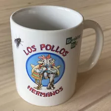 Breaking Bad LOS POLLOS HERMANOS + THE FLY Coffee Mug white cup Better Call Saul