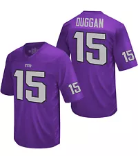 TCU Horned Frogs Max Duggan #15 Original Retro Brand Purple NCAA Alumni Jersey