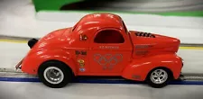 1/24 Scale 1941 Willys Coupe Drag Car Slot Car