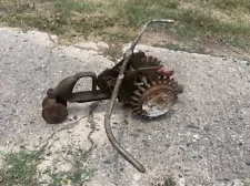 Vintage Cast Iron National Walking Lawn Sprinkler Tractor Springfield Lincoln A5