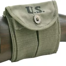 World War U.S. WWII M1 Carbine Buttstock Bullet Magazine Pouch Ammo 2