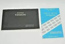 1993 Eagle Vision Factory Original Glovebox Owners Manual Book (For: Eagle)