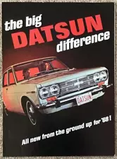 DATSUN RANGE USA Sales Brochure OCT 1967 #10/3L/GP/10-67 2000 SPORTS CAR Pickup+