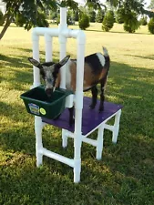 Goat Milking Stand Nigerian Dwarf Pygmy Hoof Trim Stanchion Weighs Only 25 lbs