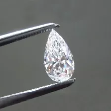 Factory Sale 2 Carat 7x10mm D Color VVS 3EX Cut Pear Moissanite for Ring Earring