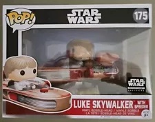 Funko Pop Rides STAR WARS: LUKE SKYWALKER W/ Speeder #175 Smuggler's Bounty Excl