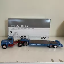 1999 First Gear Mack R Model With Lowboy 1:34 Die Cast Truck