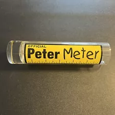 Vintage official Peter meter 7 1/2” Shot Glass