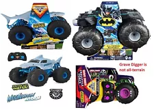 Monster Jam Official Grave Digger Megalodon Remote Control Truck 1:15 RC Car Fun