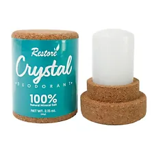 Natural Unscented Crystal Potassium Alum Deodorant Stick (2.15 ounce)