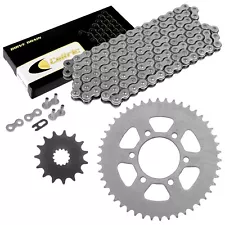 Drive Chain & Sprockets Kit for Kawasaki KLE650 Versys 650 2007-2022 (For: Kawasaki Versys 650)