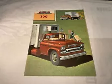 1958 GMC "300 Series" Box Truck Sales Brochure Rig Pickup Semi Tanker