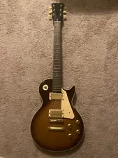 Custom built les paul copy tobacco burst 