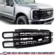 For 2023-2024 Ford F250 F350 Super Duty Platinum Front Grille PC3B-8200-CFSMAS