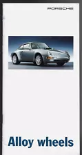 Porsche 911 Optional Alloy Wheels 1996-97 UK Market Sales Brochure 964 993