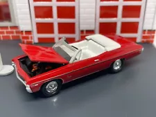 1968 68 Chevy Impala Convertible Red Opening Hood 1/64 Limited Edition