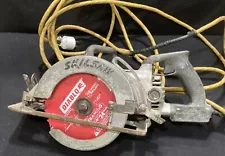 VINTAGE SKILSAW MODEL 77 WORM DRIVE 7-1/4 CIRCULAR SAW SUPER DUTY Diablo Blade