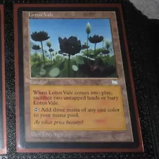 LOTUS VALE + 20 Random Rares MTG Magic the Gathering Xmas Gift Set Lot