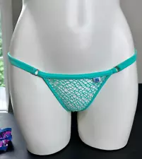 Wicked Weasel Sexy Sling Rebel Mesh Thong Bikini Bottom Mint